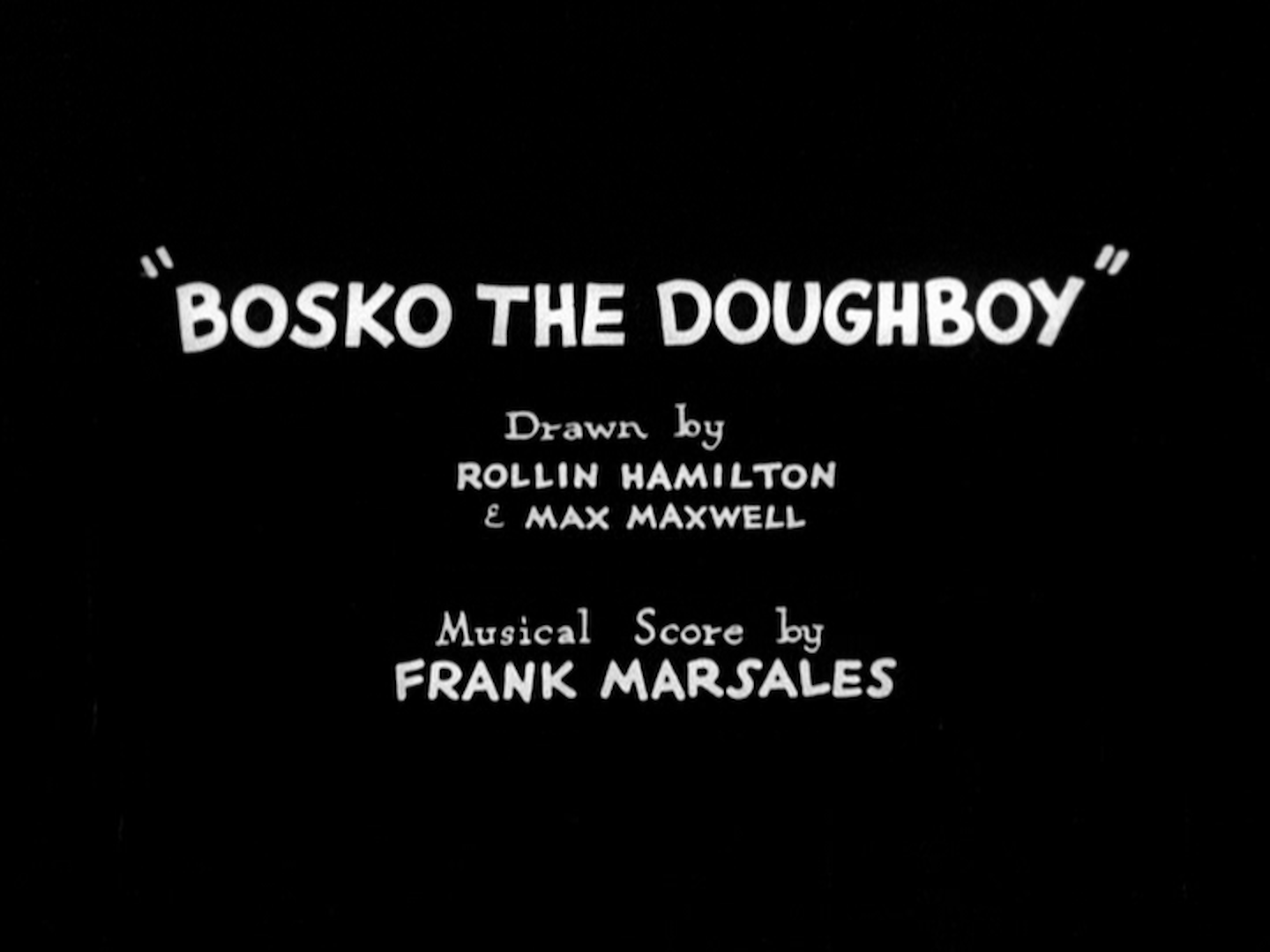 Bosko the Doughboy