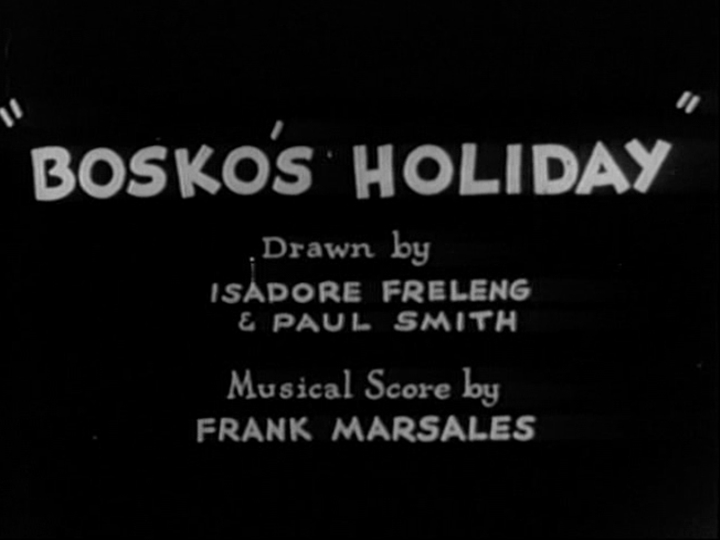 Bosko's Holiday