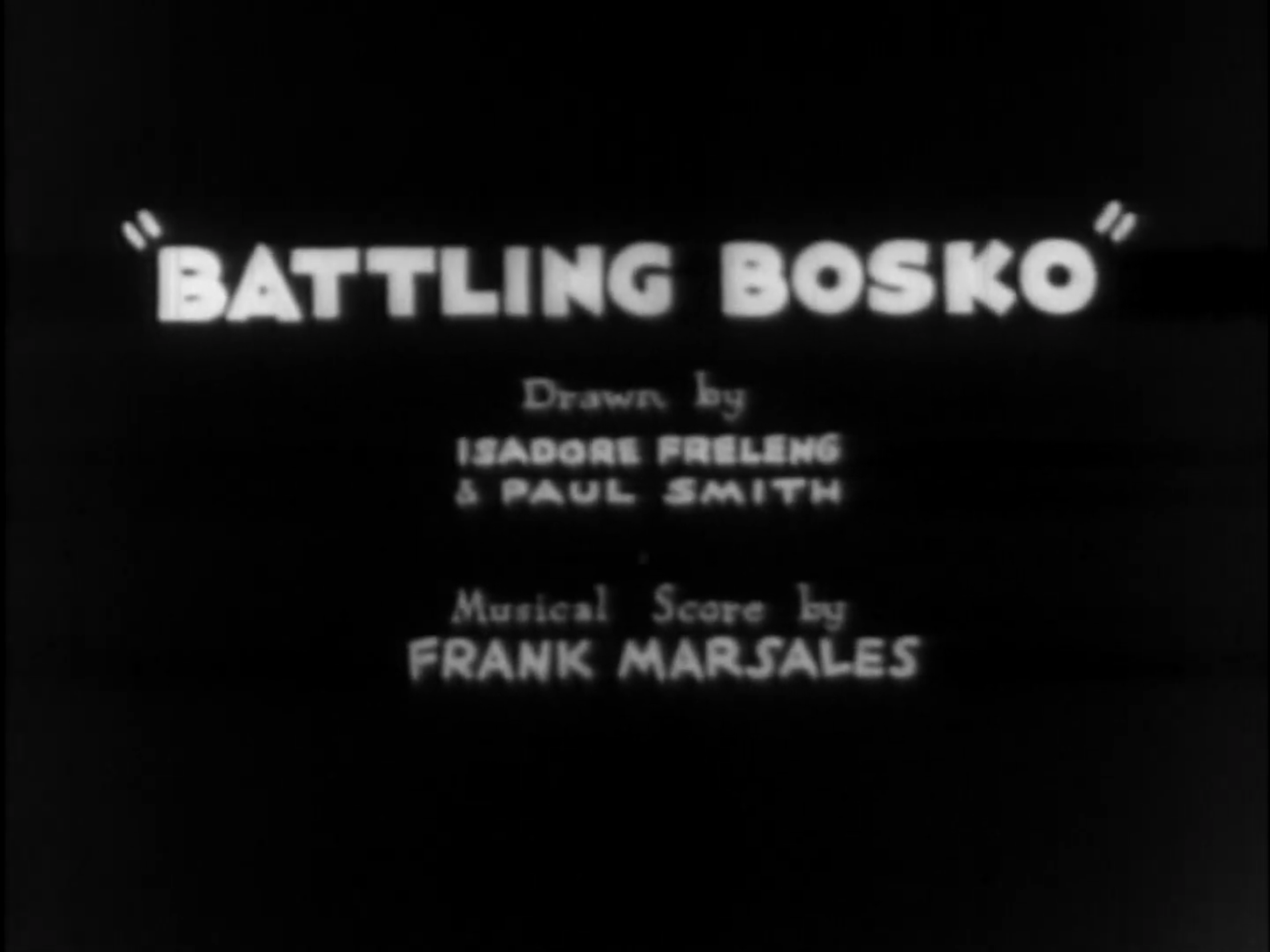 Battling Bosko
