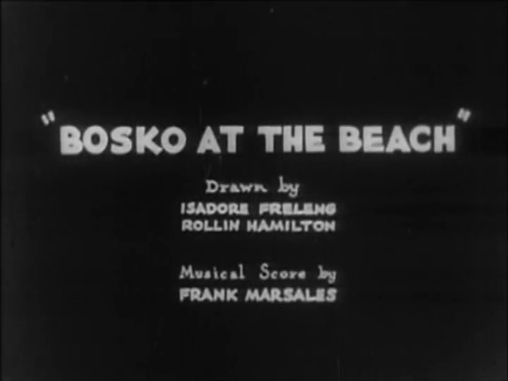 Bosko at the Beach