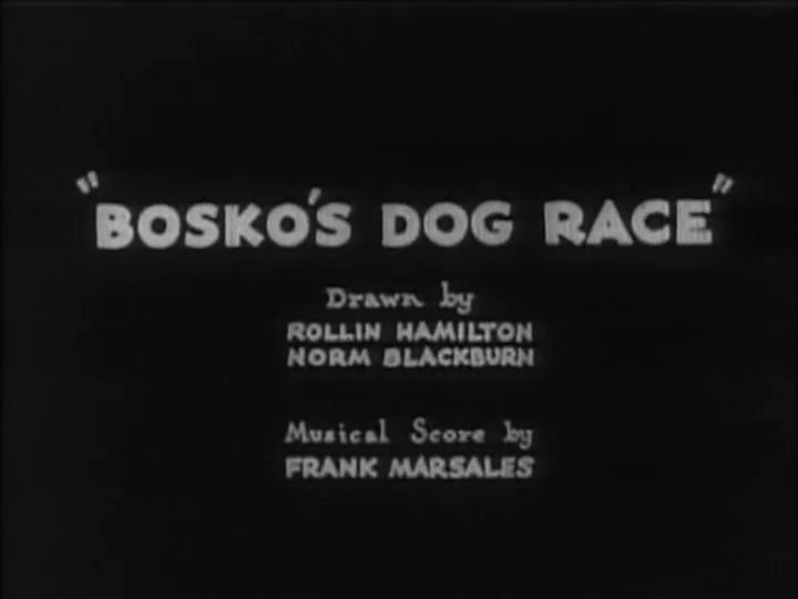 Bosko's Dog Race