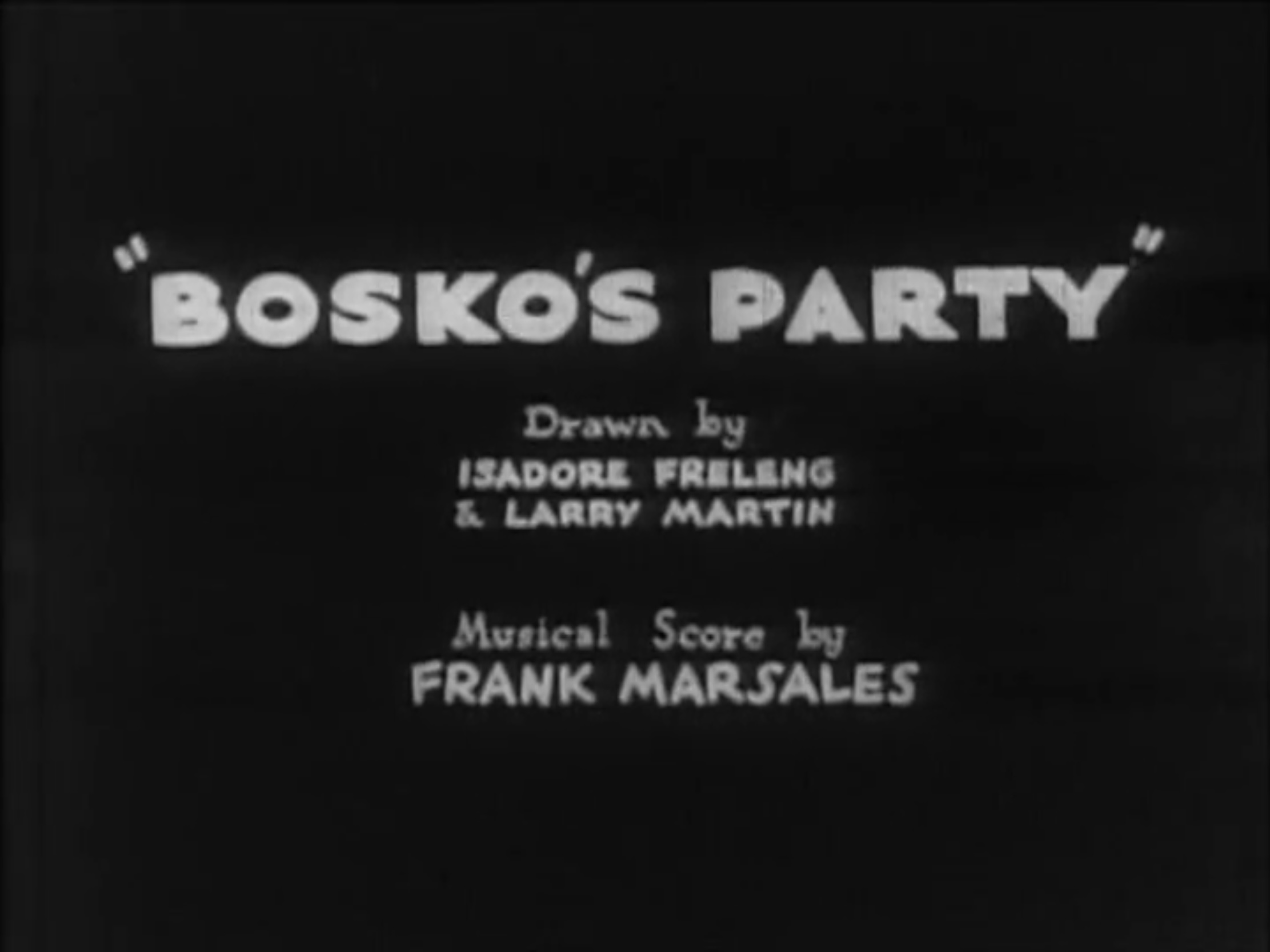 Bosko's Party