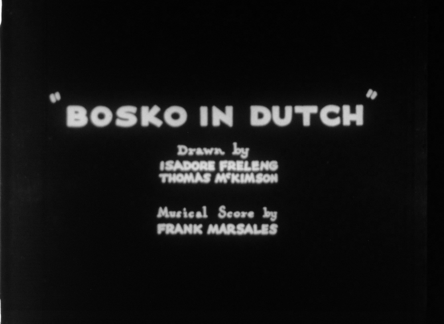 Bosko in Dutch