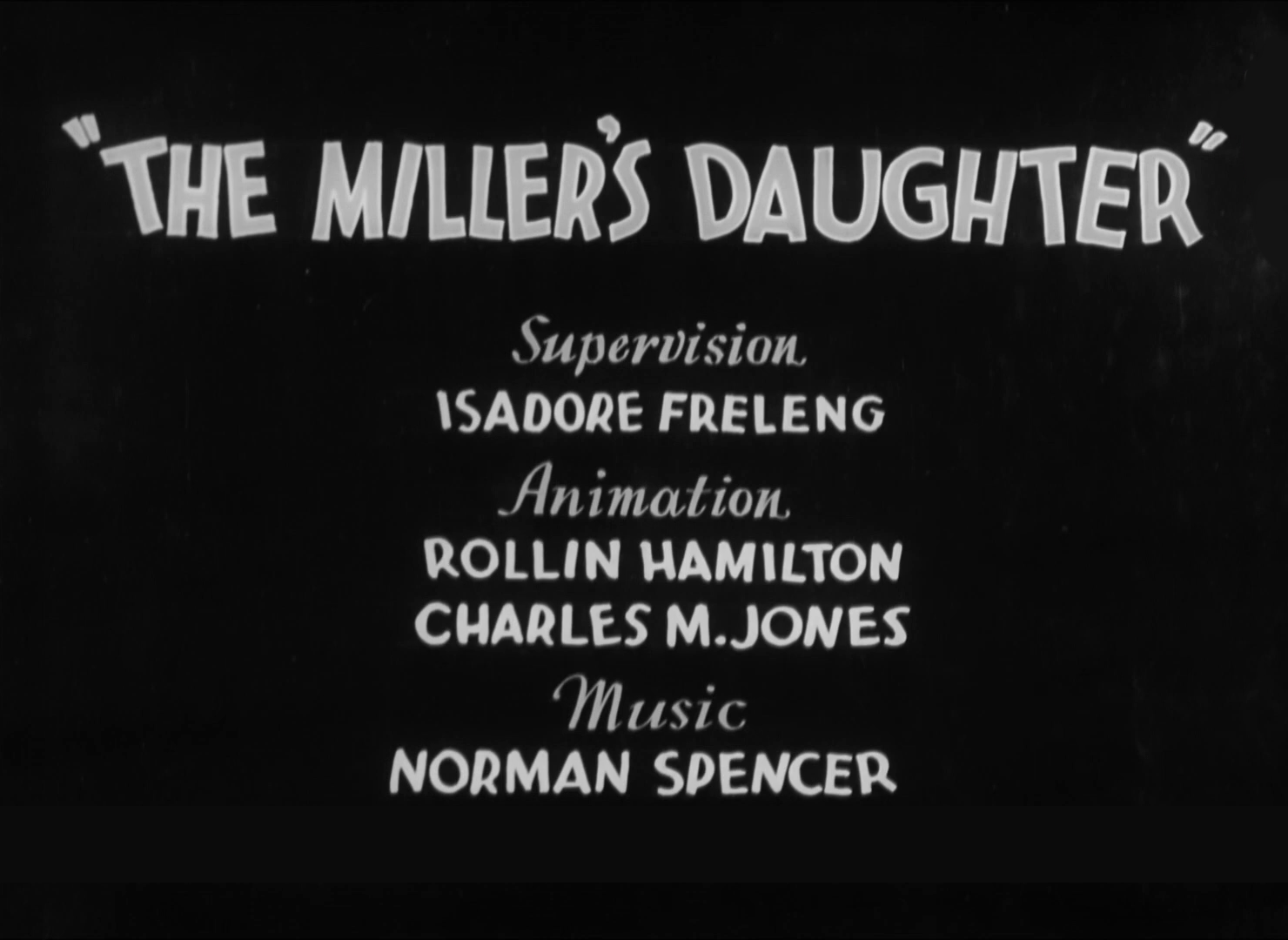 The Miller's Daughter