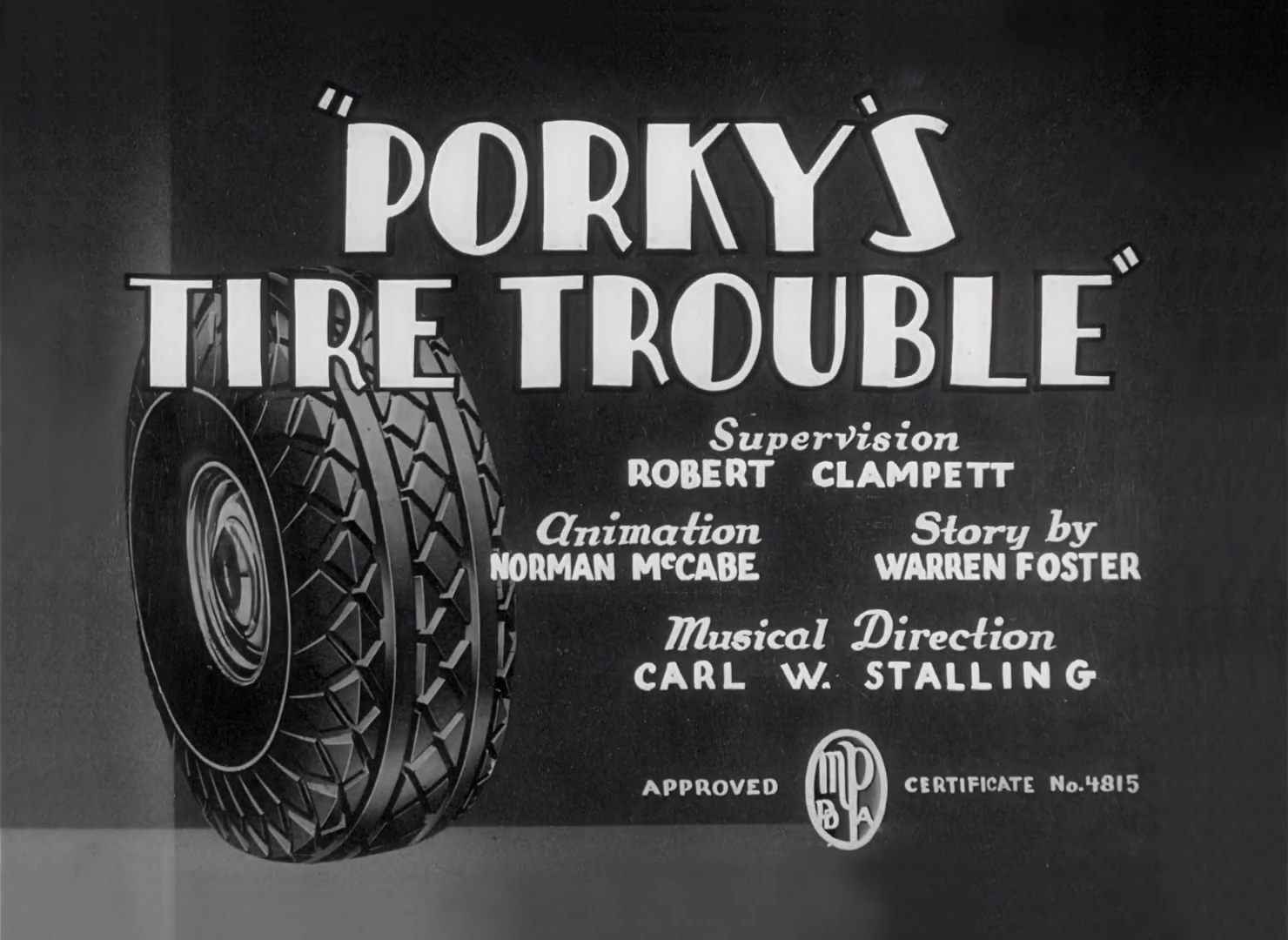 Porky's Tire Trouble