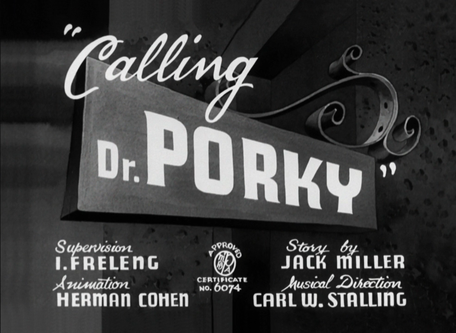 Calling Dr. Porky