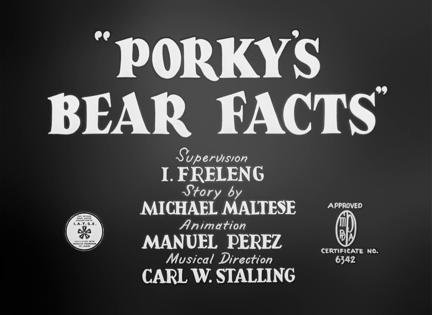 Porky's Bear Facts