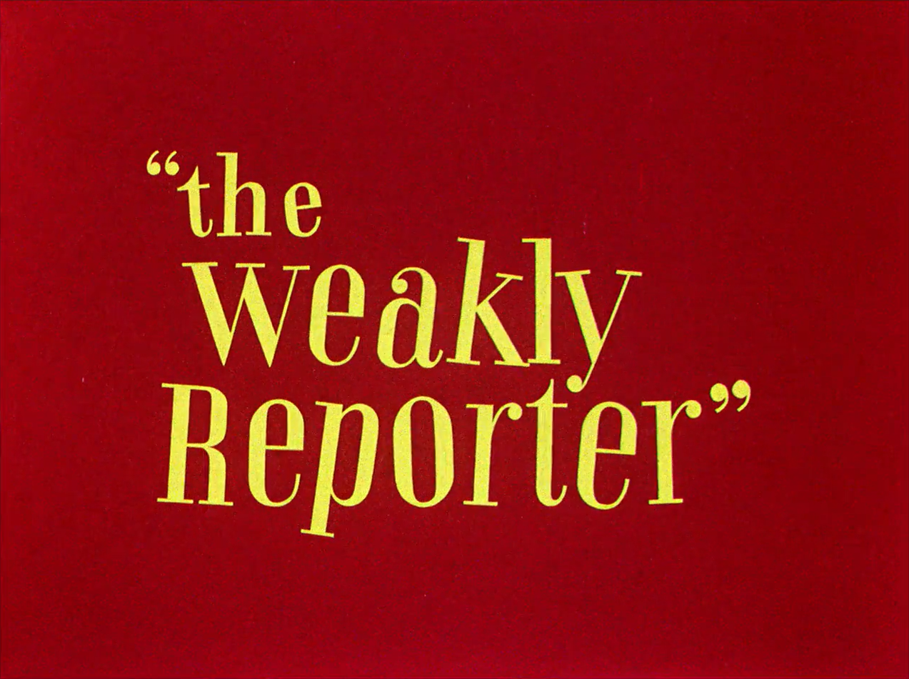 The Weakly Reporter