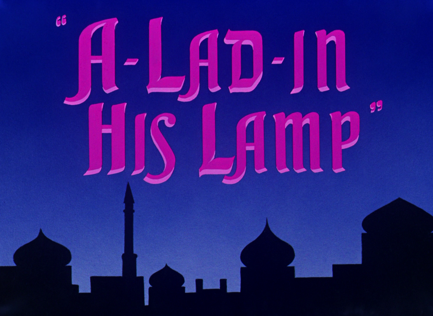 A-Lad-In His Lamp