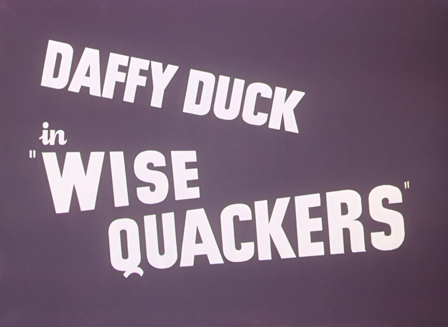 Wise Quackers
