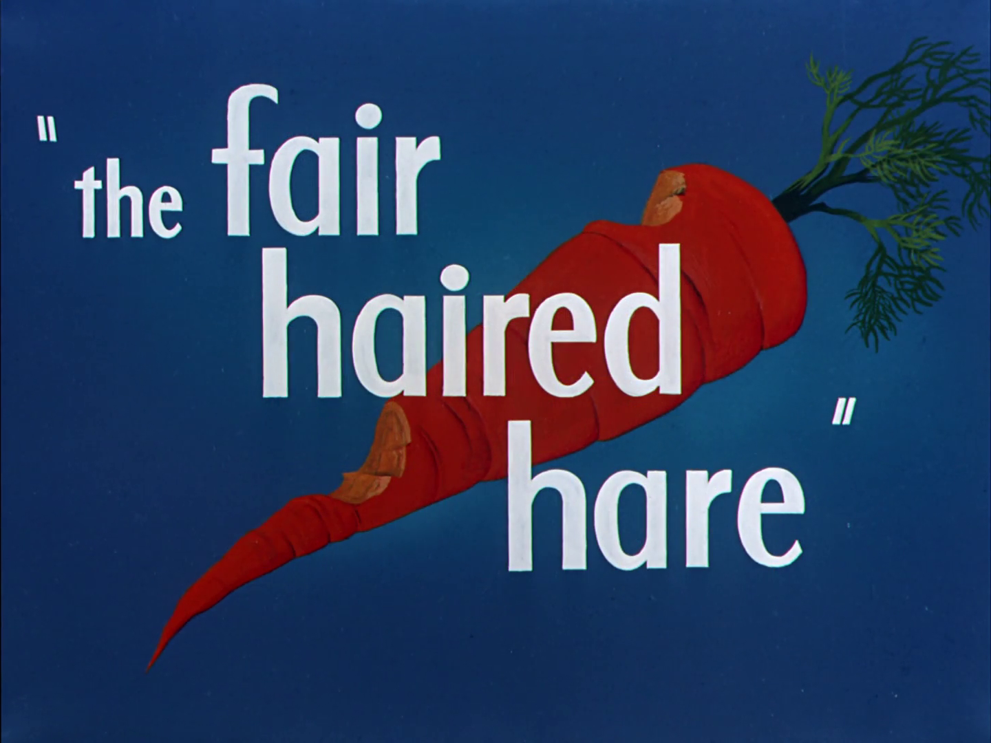 The Fair Haired Hare