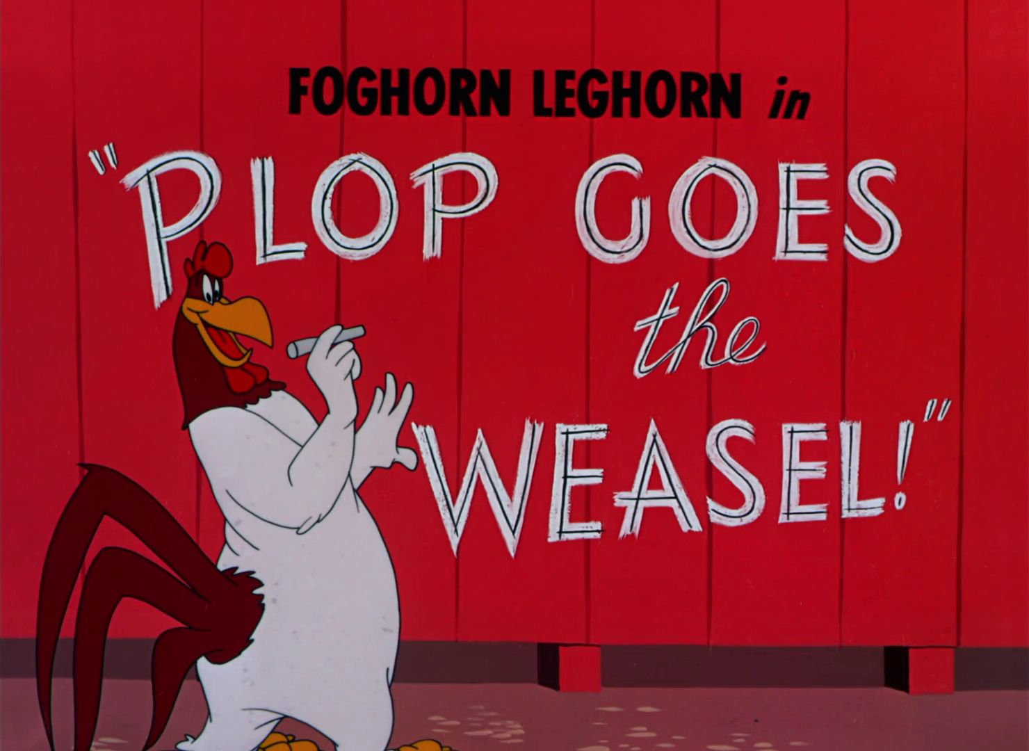 Plop Goes the Weasel!