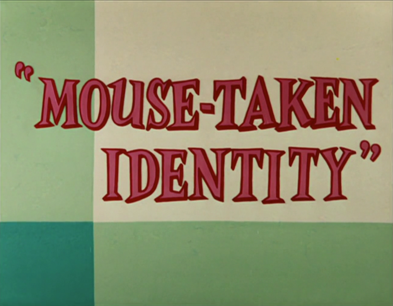 Mouse-Taken Identity
