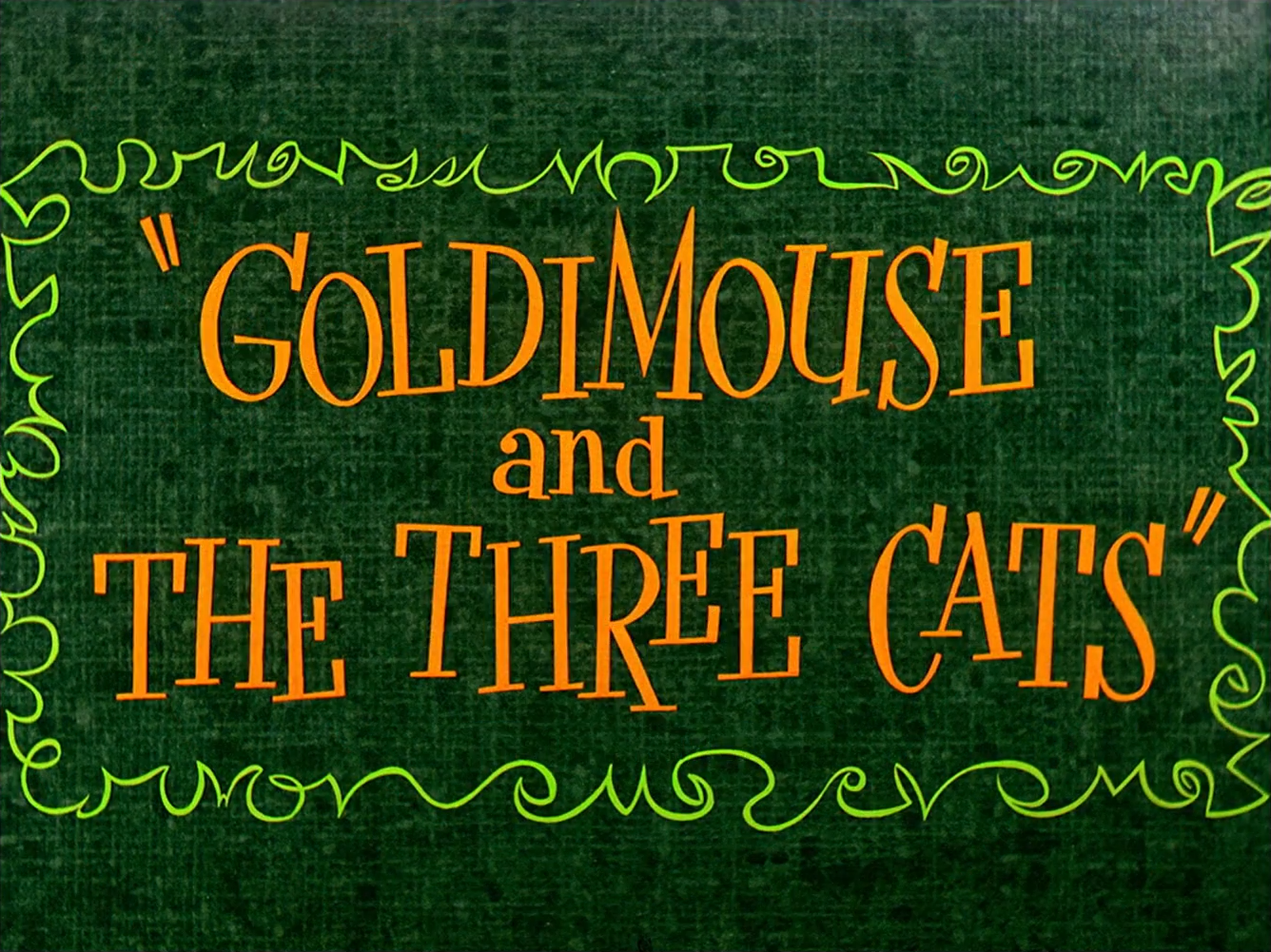 Goldimouse and the Three Cats