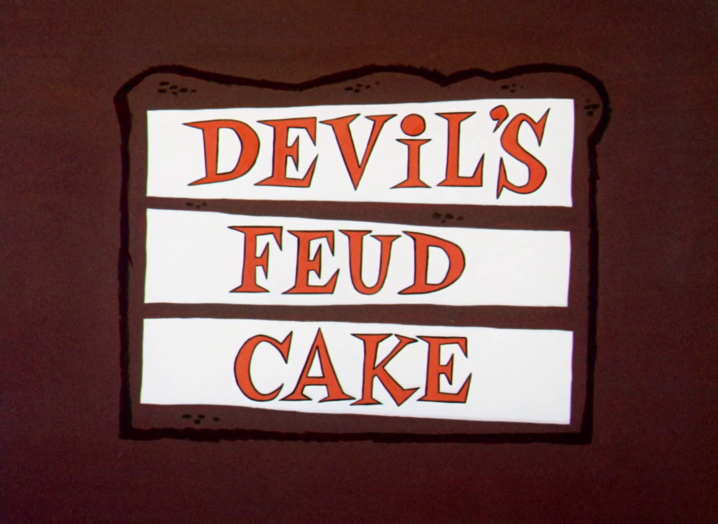 Devil's Feud Cake