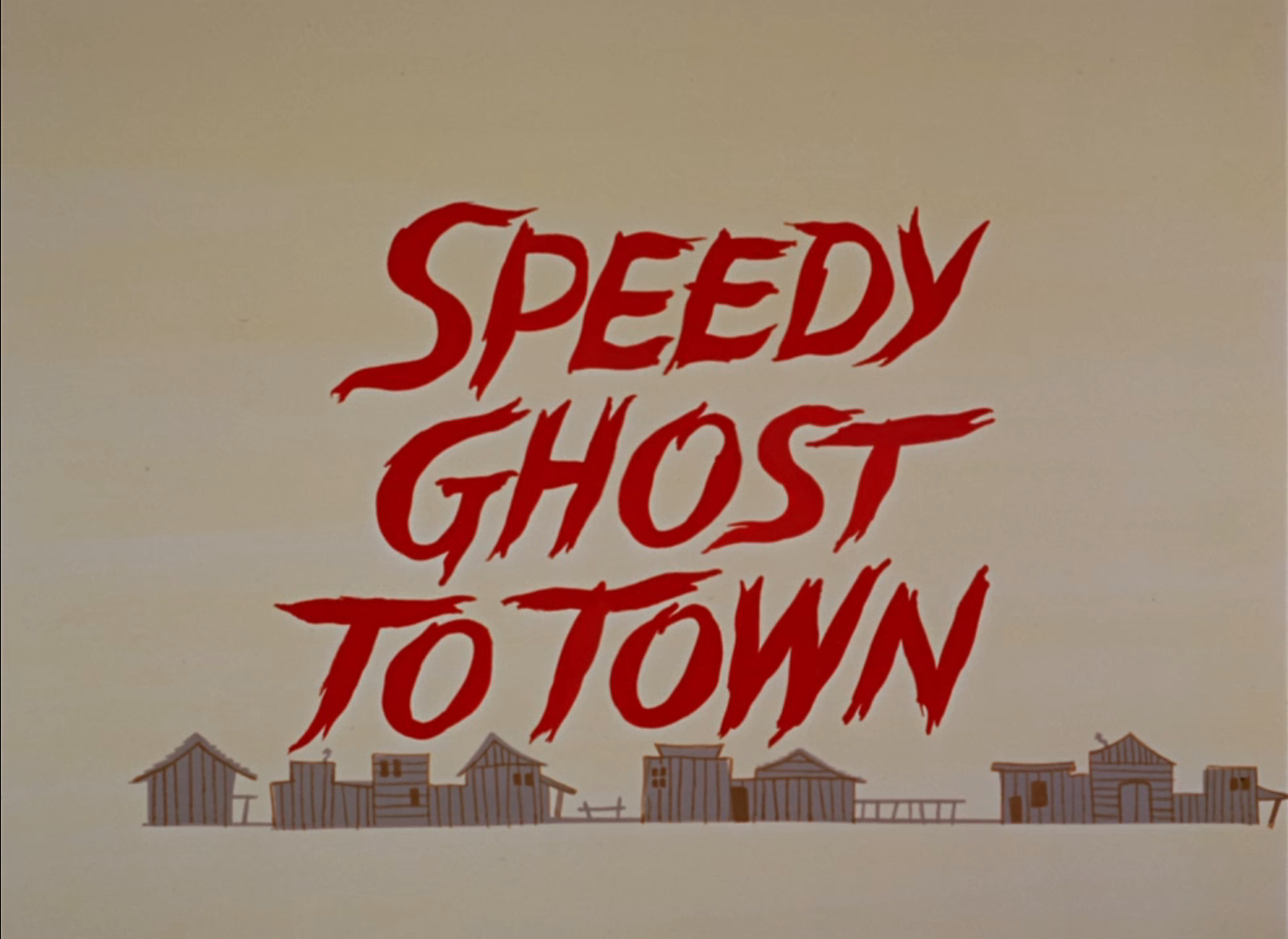 Speedy Ghost to Town